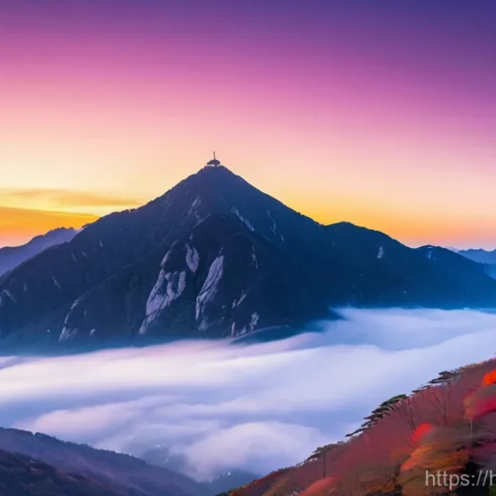 설악산 권금성 일출 포인트 - **Prompt 1: The Golden Embrace of Gwongeumseong Sunrise**
    A breathtaking panoramic wide-angle sh...