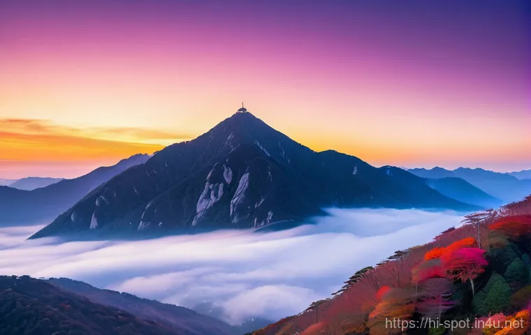 설악산 권금성 일출 포인트 - **Prompt 1: The Golden Embrace of Gwongeumseong Sunrise**
    A breathtaking panoramic wide-angle sh...